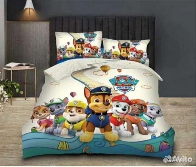 Белье постельное однотонное и цветное