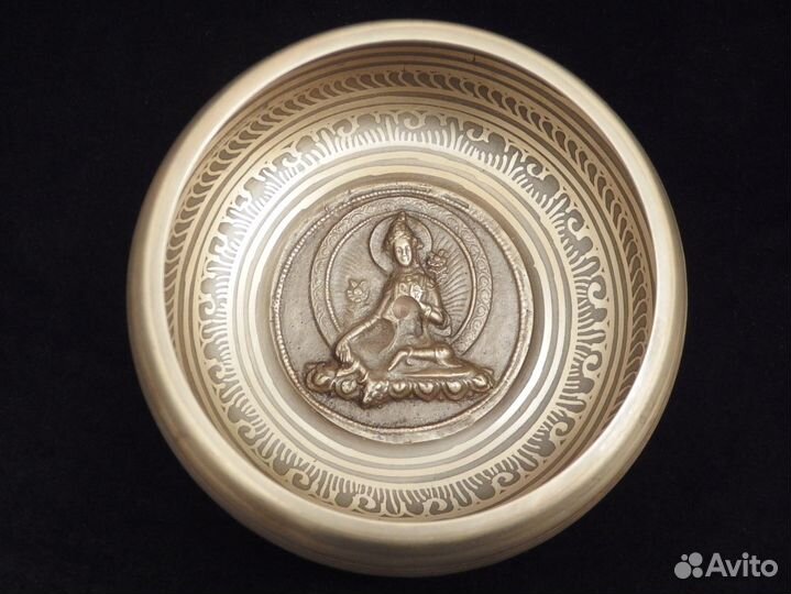 Поющая чаша с изображением sbqhe004 (12 см)