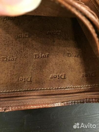 Кошелек christian dior женский натуральная кожа