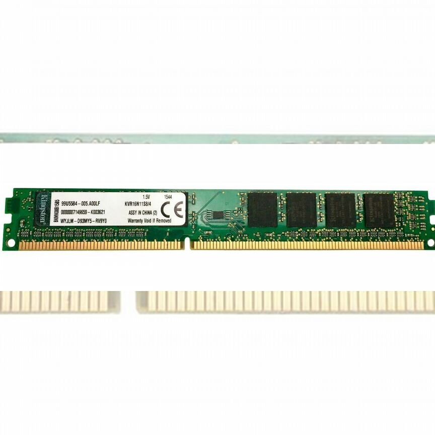 [KVR16N11S8/4] Оперативная Память Kingston 4gb Kvr16n11s8/4