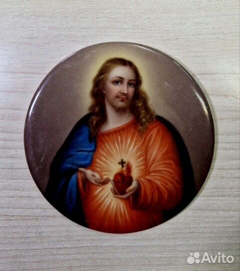 Икона. Живопись на фарфоре. 19 век