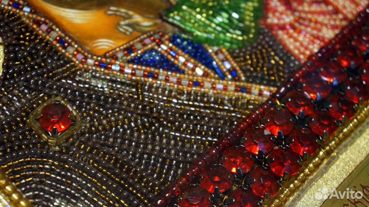 Икона Богородицы Казанская рукописная