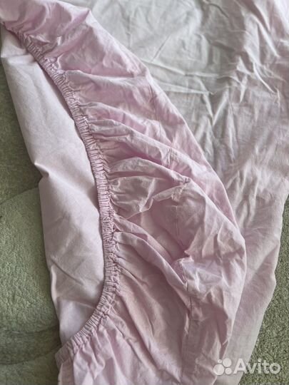 Простынь на резинке овальная