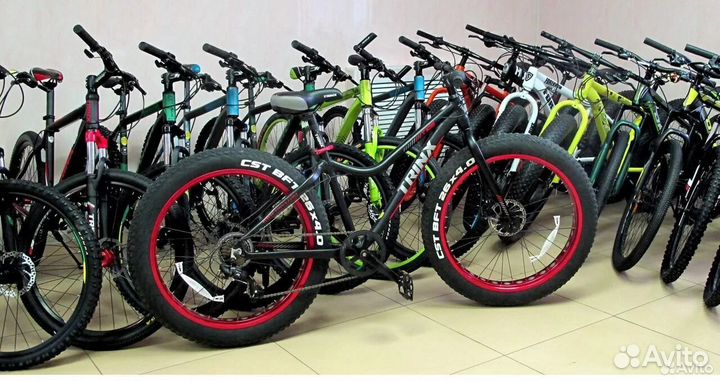 Fatbike чёрно-синий новый