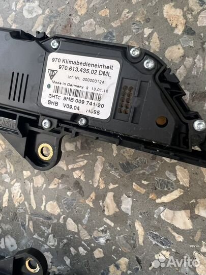 Блок кнопок панель управлиния porsche panamera 970