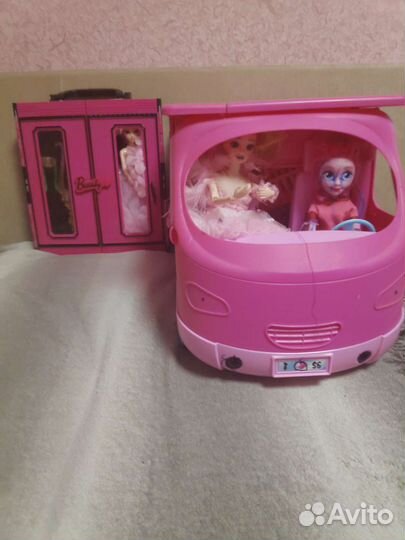 Барби дом трейлер