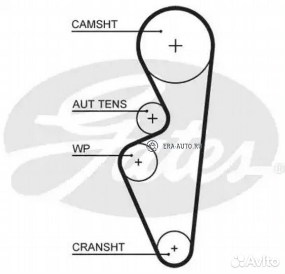 Gates 5670XS Ремень грм LADA granta (113x17)