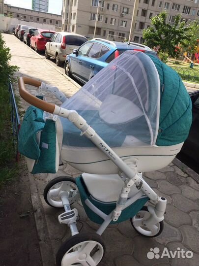 Коляска riko bruno luxe 2 в 1