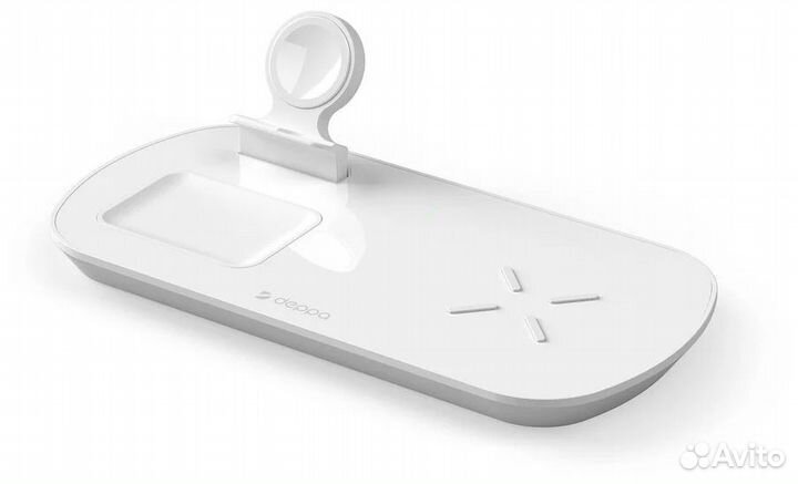 Беспроводное зарядное устройство Deppa 3в1 D-24010