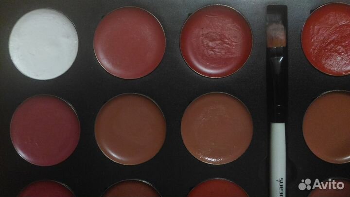 Профессиональная палитра помад на 24 цвета jeans