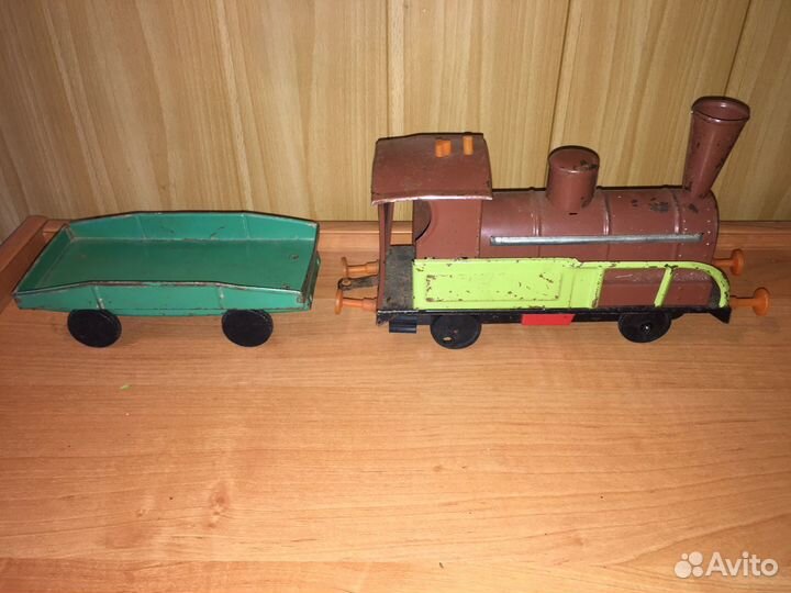 Игрушка СССР паровозик