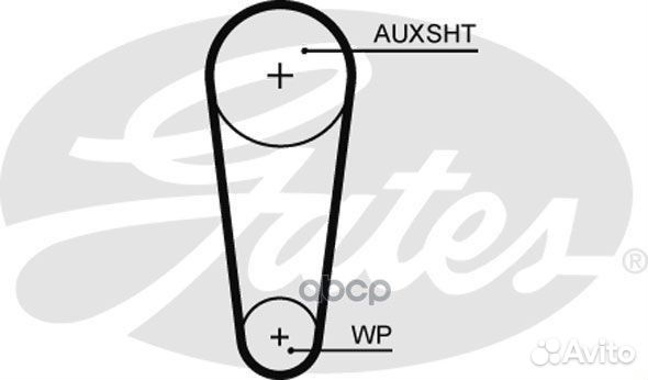 Комплект ремня грм с помпой gates KP15683XS2