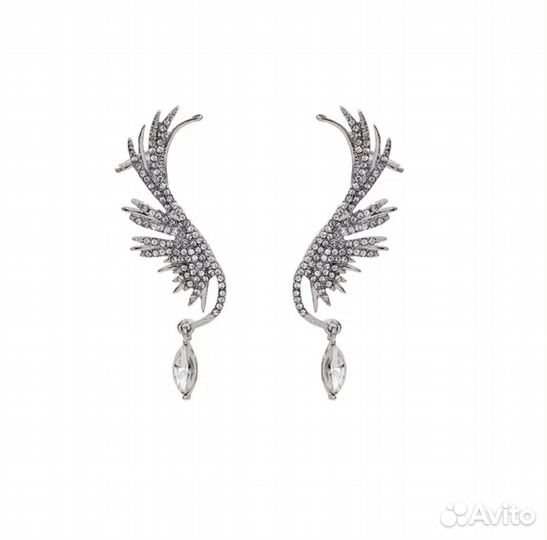 Серьги каффы новые