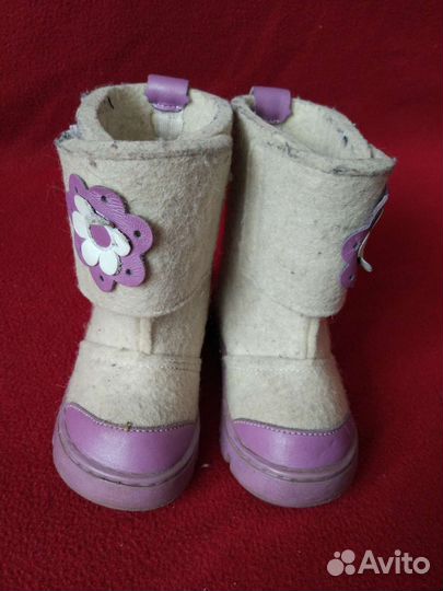 Валенки детские для девочки 22 р