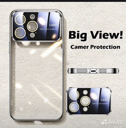 Чехол на iPhone 14 pro max прозрачный