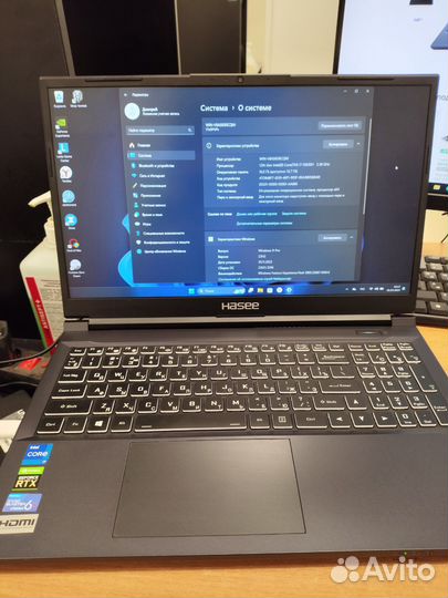 Игровой ноутбук Hasee z8-da7ns