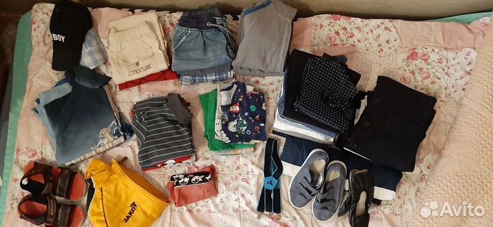 Пакет вещей для мальчика 116 122