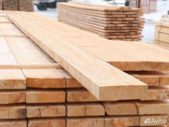 Доска обрезная 25х150х6000 1сорт