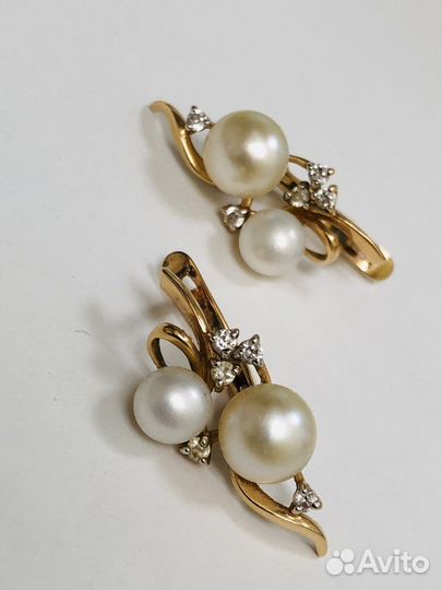 Золотые серьги