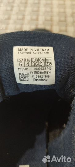 Кроссовки Reebok детские 36 размер