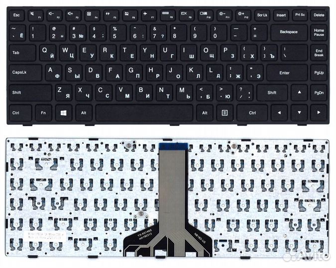 Клавиатура Lenovo IdeaPad 100-14IBD черная