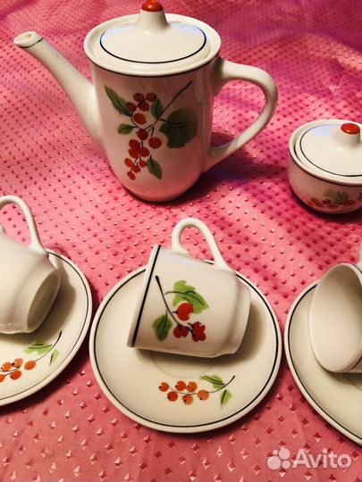 Сервиз чайный детский Гжель