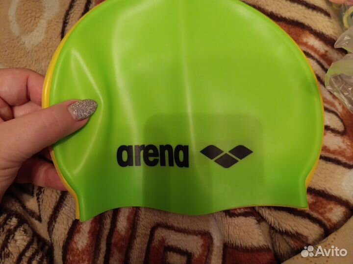 Шапочка для плавания arena