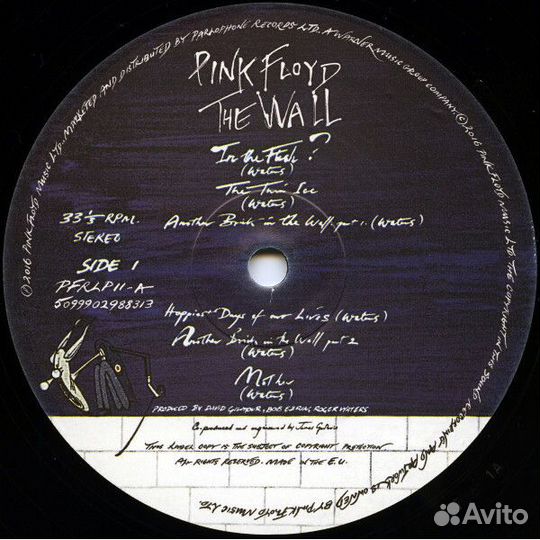 Pink Floyd – The Wall 2LP EU2016 (1979) новый