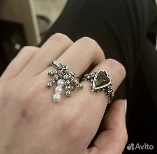 Кольцо сердечко сердце