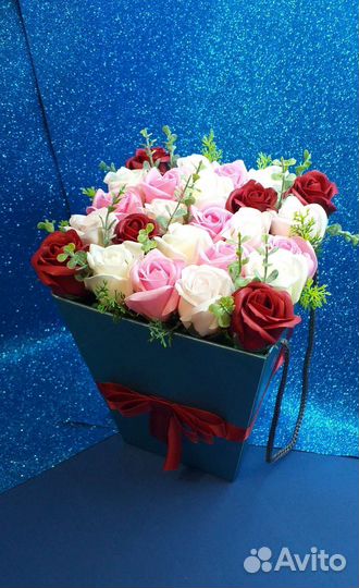 Букет цветов из мыла