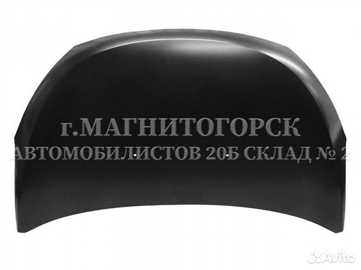 Капот renault dokker 2017- доккер 1 новый. Аналог