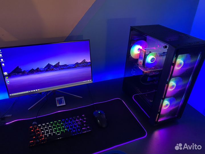 Игровой пк RTX 4060/ i5-10400f/ 16 Gb DDR4/ SSD