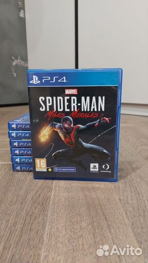 Диск на ps4 spider man miles morales