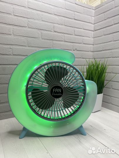 Вентилятор настольный,светодиодный