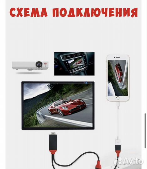 Адаптер-переходник hdtv cable 1080HD(универ.)