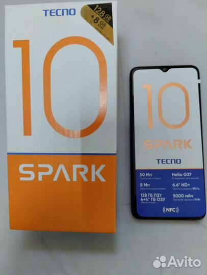 TECNO Spark 10, 4/128 ГБ