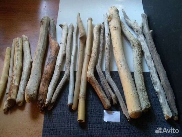 Палочки дрифтвуд для макраме. Набор 12 шт. Лот 27