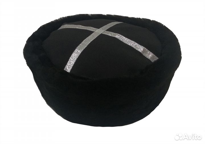 Кубанка из черного мутона Ващенко