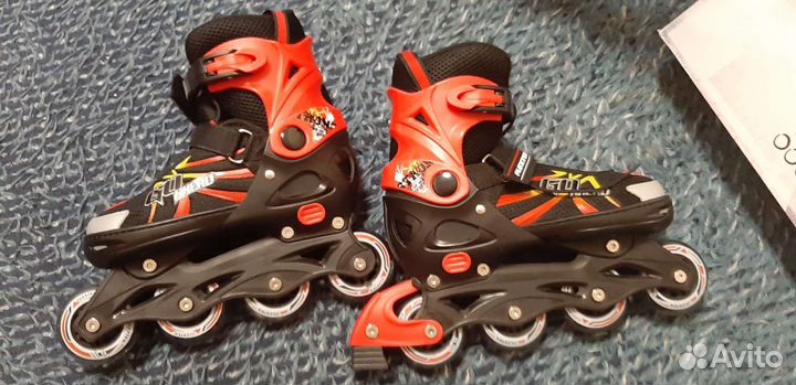 Роликовые коньки детские раздвижные