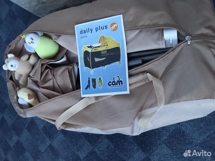 Манеж-кровать с пеленальным столиком и матрасом CA