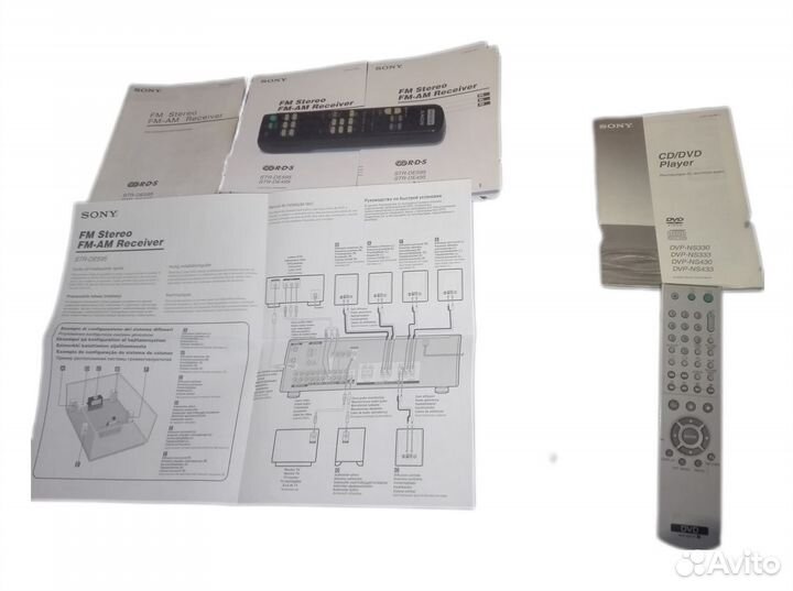 Sony Усилитель Ресивер и sony Плеер