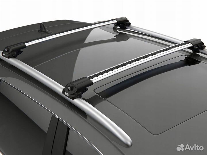 Поперечины на рейлинги turtle AIR 1 серебристые