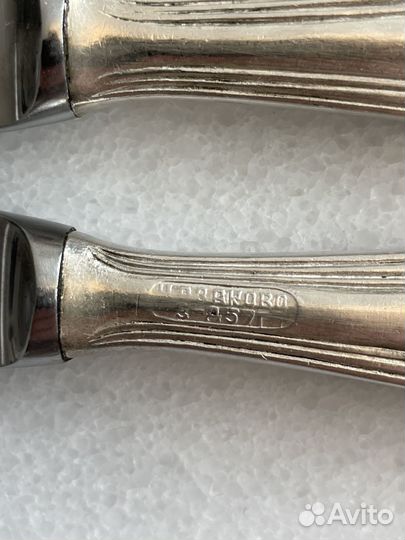 Мельхиоровые столовые приборы