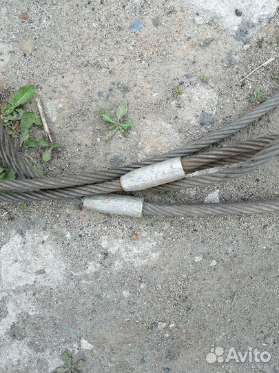 Трос стальной, буксировочный, стропа