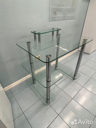 Стеклянный стол письменный компьютерный