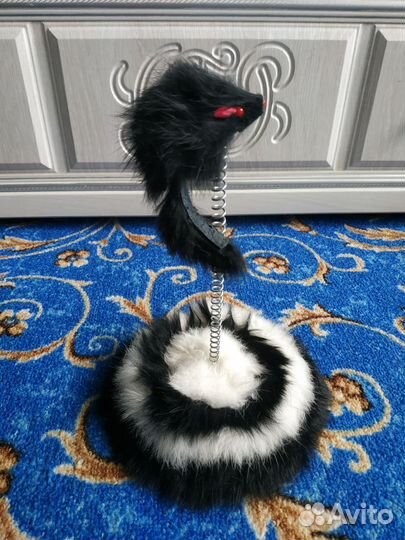 Игрушка для кошек,Мышь на пружинке