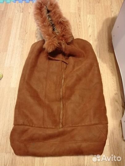 Кокон из дублёнки для детей