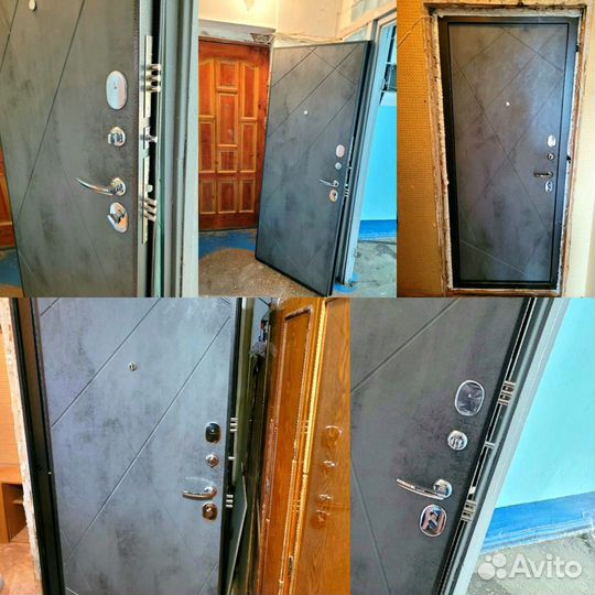 Дверь металлическая в квартиру в дом установка
