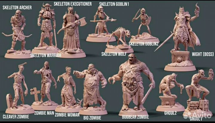 3D миниатюры для настолок и просто так