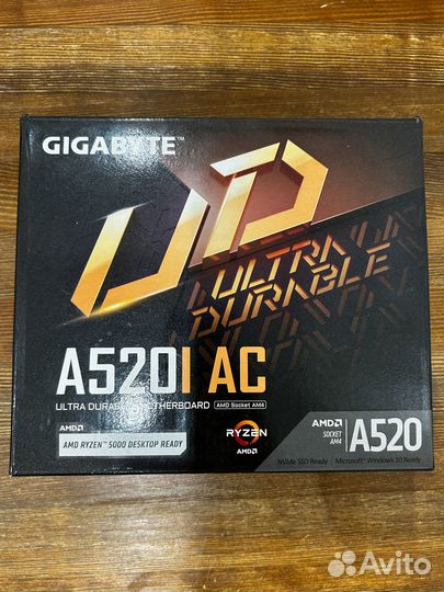 Материнская плата Gigabyte A520I AC \ Гарантия